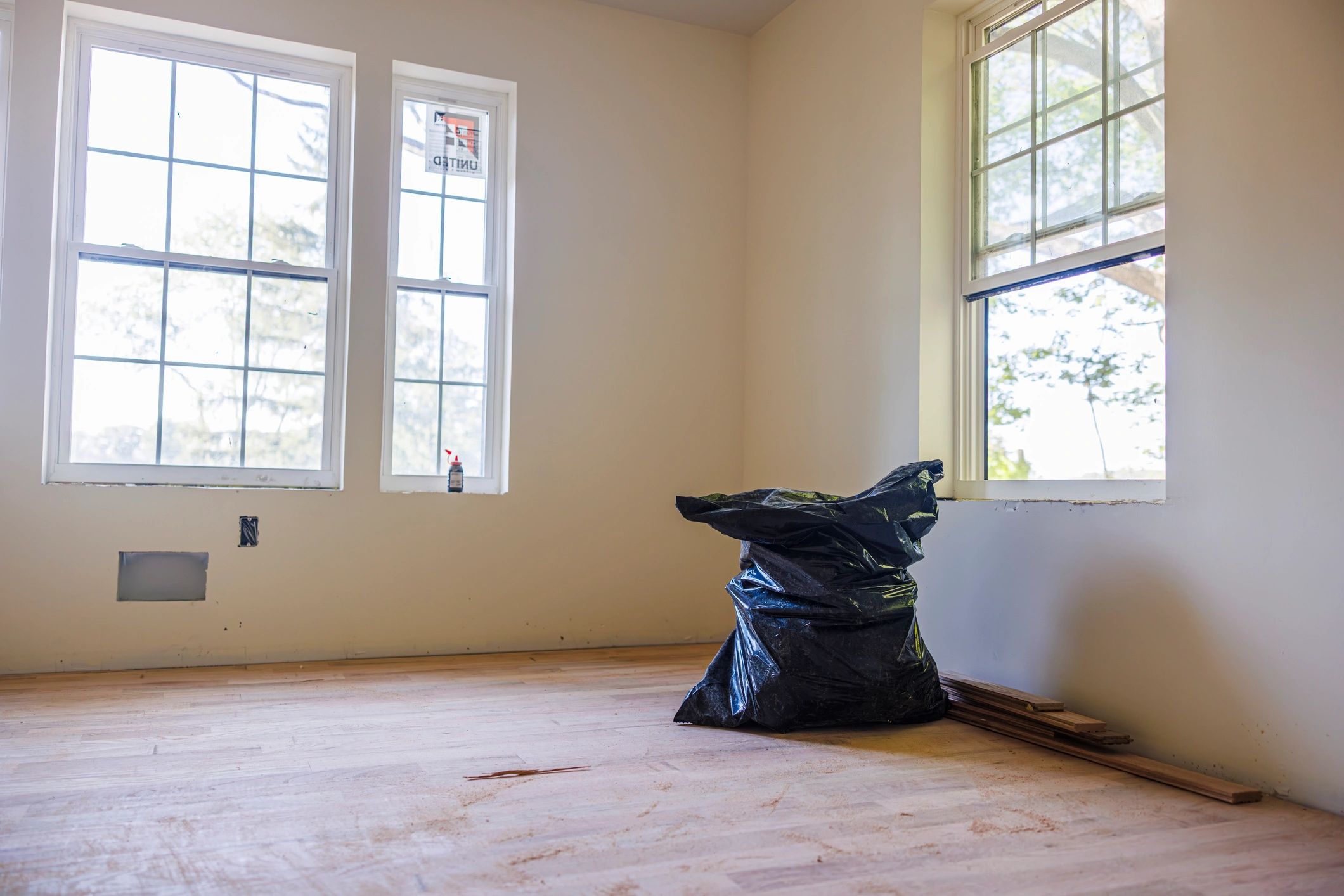 Turnkey interior construction project in progress